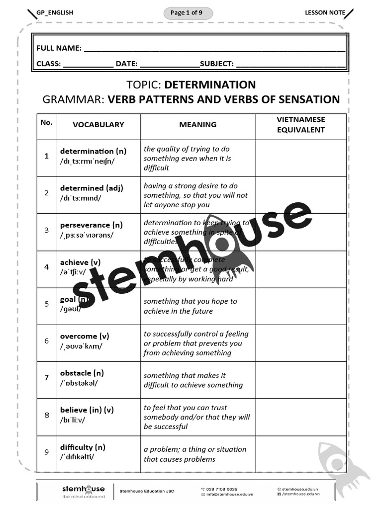 Gp english 10 lesson note online long nguyen english