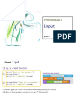 Python Diapo 4 Input