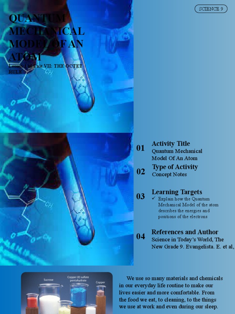 WHAT IS THE MEANING QUANTUM MECHANICAL MODEL visual data 8