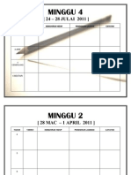 Rancangan Mingguan x Siap