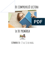 Dossier Comprensió Lectora SETMANA 10 Lletra Lligada