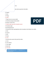 LATIHAN SQL DAN DATABASE