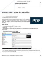 Tutorial Install Debian 8 Di VirtualBox - Bolos Belajar