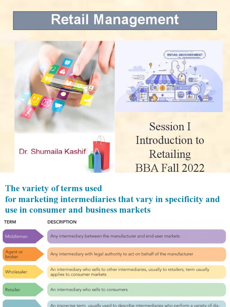 Intro To Retailing Session 1 | PDF | Retail | Sales