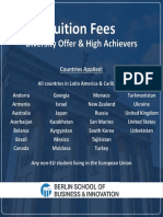 BSBI Tuition Fees - Diversity Offer & High Achievers