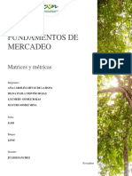 Matrices y Metricas