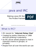 Making A Java IRC Bot With The PircBot Framework