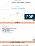 Rajshahi University of Engineering & Technology: Signals and Linear Systems