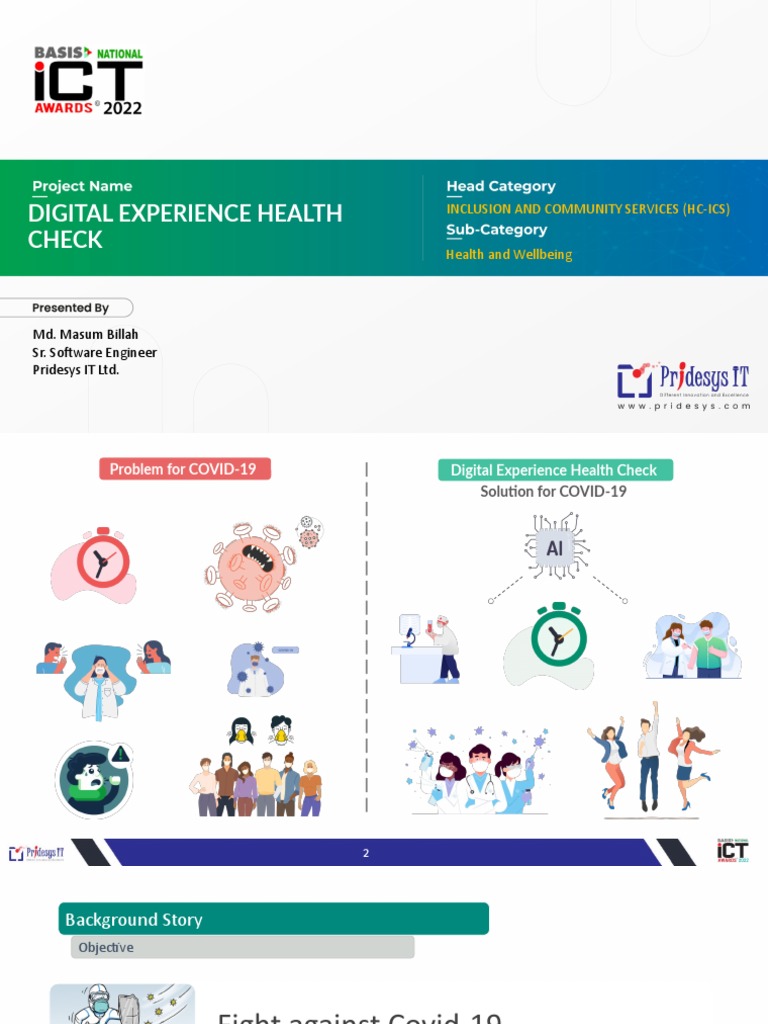 V5 Digital Health ExperienceICT Award Presentation Slide PDF