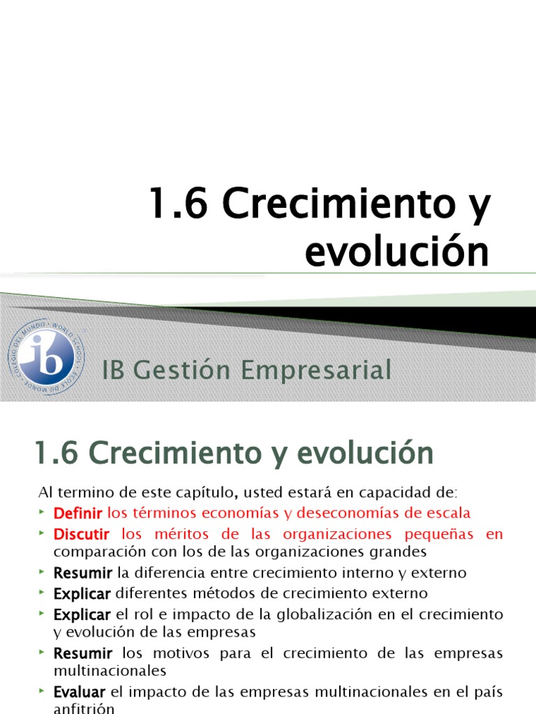 1.6 Crecimiento y Evolución | PDF | Crecimiento personal y profesional ...