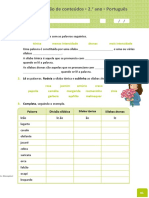 Fichas de Recuperação de Conteúdos 3 - Sílaba Tónica e Sílaba Átona