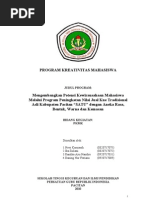 Download Contoh Proposal Kreativitas Mahasiswa Bidang Kewirausahaan by Utari Nur Paramita SN61021403 doc pdf