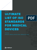 Ultimate List of ISO Standards For Medical Devices-1