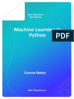 ML in Python Course Notes