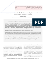 Adiccion - Apego, Regulación Emocional y Funcionamiento Familiar en Adultos