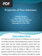 Properties of Pure Substance