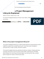 4 Phases of The Project Management Lifecycle Explained - Coursera