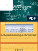 Timsar Naektua Sigiro - Transformasi Linear Dari RN Ke RM