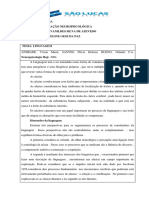 Curso Psicologia: Avaliação Neuropsicológica da Linguagem