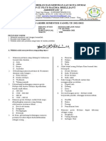 Optimized Judul untuk Dokumen Penilaian Akhir Semester Ganjil TP 2021/2022 Bidang Studi Budaya Melayu Riau Kelas VII