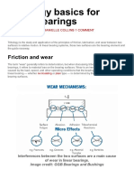 Tribology Basics For Linear Bearings