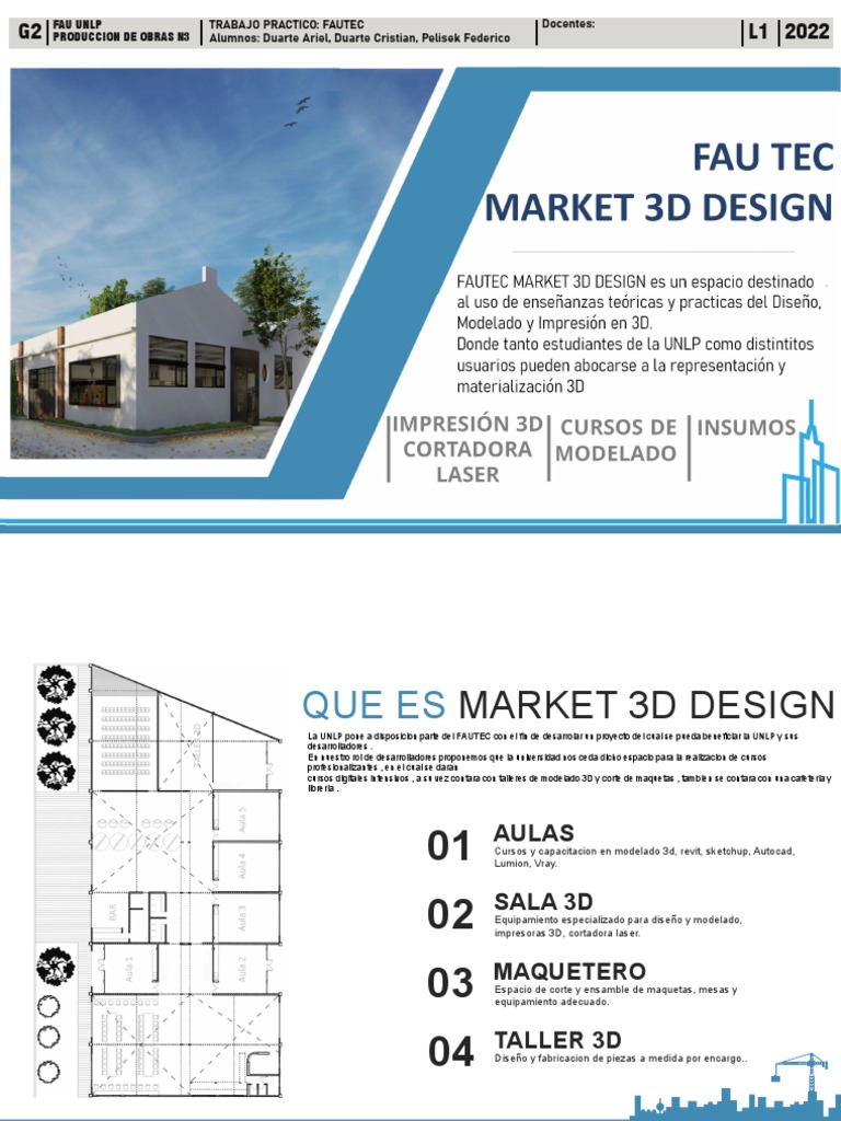 Cursos y Talleres 3D en FAUTEC | PDF | Diseño asistido por ordenador ...