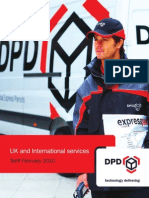 DPD Uk Tariff Guide