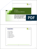 Aula 09 HTML Formularios