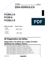 Pc 200-8 Diagnóstico de Falhas Por Código de Falha (Exibição Do Código) Parte 2