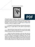 Biografia de Felipe Garrido