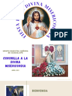 Coronilla A La Divina Misericordia, Dia de La Fiesta Abril 2021