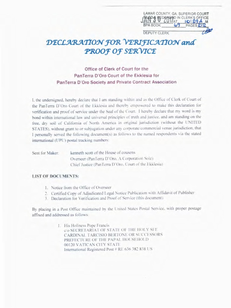 Declaration Part 4 | PDF | United States Postal Service | Mail