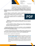 Subordinación elemento esencial relación trabajo