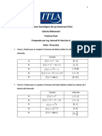 Práctica Final de Cálculo Diferencial. Prof. Samuel Ramírez