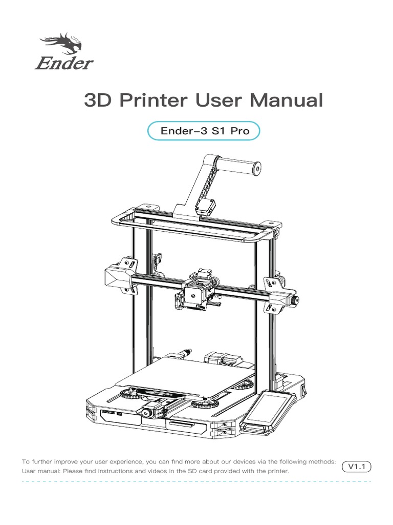 Ender3 S1 ProSM001User Manual (EN) PDF Extrusion Screw