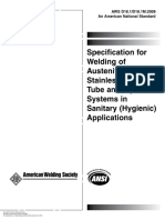 AWS - D18 - 1 - D18 - 1M - 2009 - Specification Soldadura Sanitaria