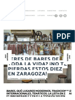 ¿Eres de Bares de Toda La Vida - ¡No Te Pierdas Estos Diez en Zaragoza! Comecome Zaragoza