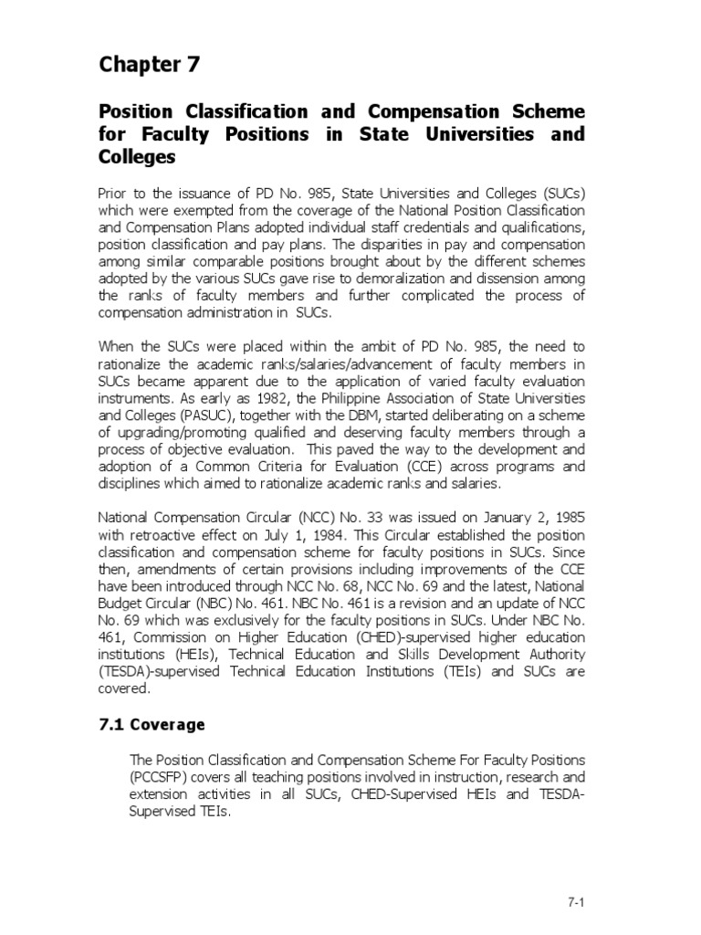 Manual On PCC Chapter 7 | PDF | Academic Degree | Bachelor's Degree