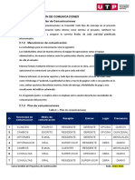 Plan de Gestión de Comunicaciones