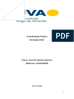 Ava1 Contabilidade Publica - Josecler Queiroz Barreto