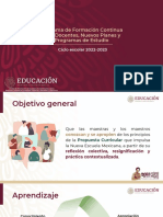 Formación docente Nueva Propuesta Curricular