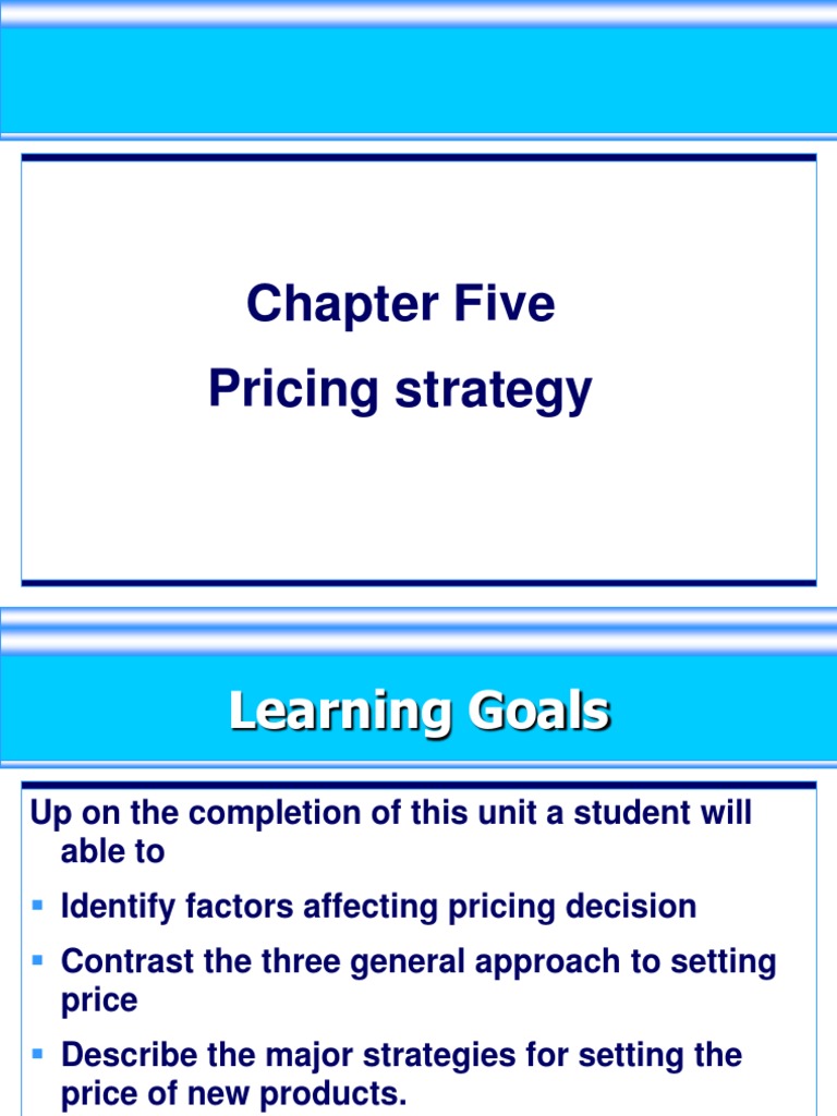 Chapter 5 Marketing Ppt Acct Pdf Pricing Discounts And Allowances