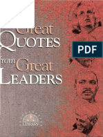 Great Quotes From Great Leaders (Peggy Anderson, Michael McKee)