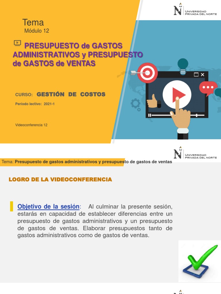 Presupuestos de Gastos Administrativos y Ventas | PDF | Presupuesto ...