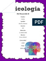 Psicología del Desarrollo II Tema 9