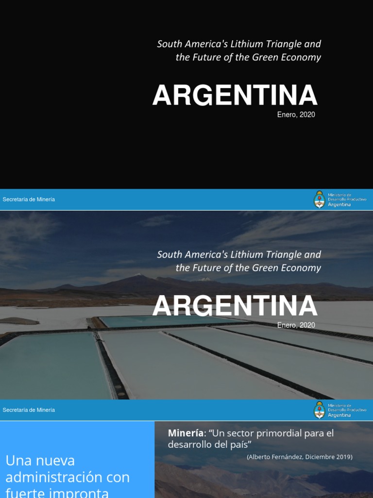 Litio en Argentina: Potencial y Desarrollo | PDF | Minería | Cobre