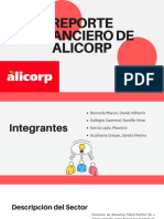Reporte Financiero de Alicorp