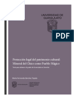 Protección Legal Del Patrimonio Cultural: Mineral Del Chico Como Pueblo Mágico