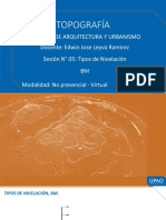 Sesión 05 - Tipos de Nivelación