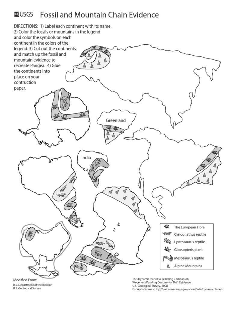 Pangaea Puzzle Pieces | PDF
